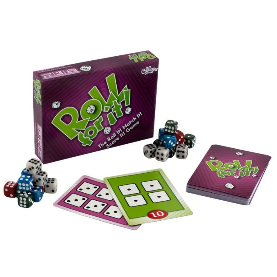 Games Compound Fun LLC dba Calliope Games | Roll For It! Purple Edition