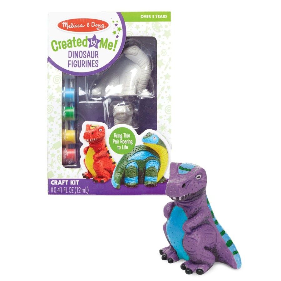 Arts & Crafts Melissa & Doug | Paint-Your-Own Dinosaur Figurines