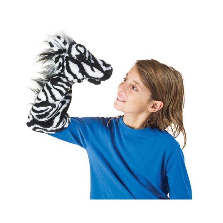 Plush & Puppets Folkmanis | Zebra Stage Puppet