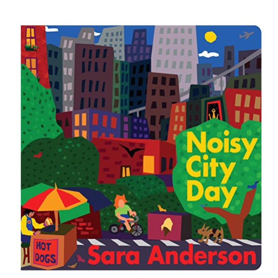 Books Sara Anderson | Noisy City Day Board Book Sara Anderson