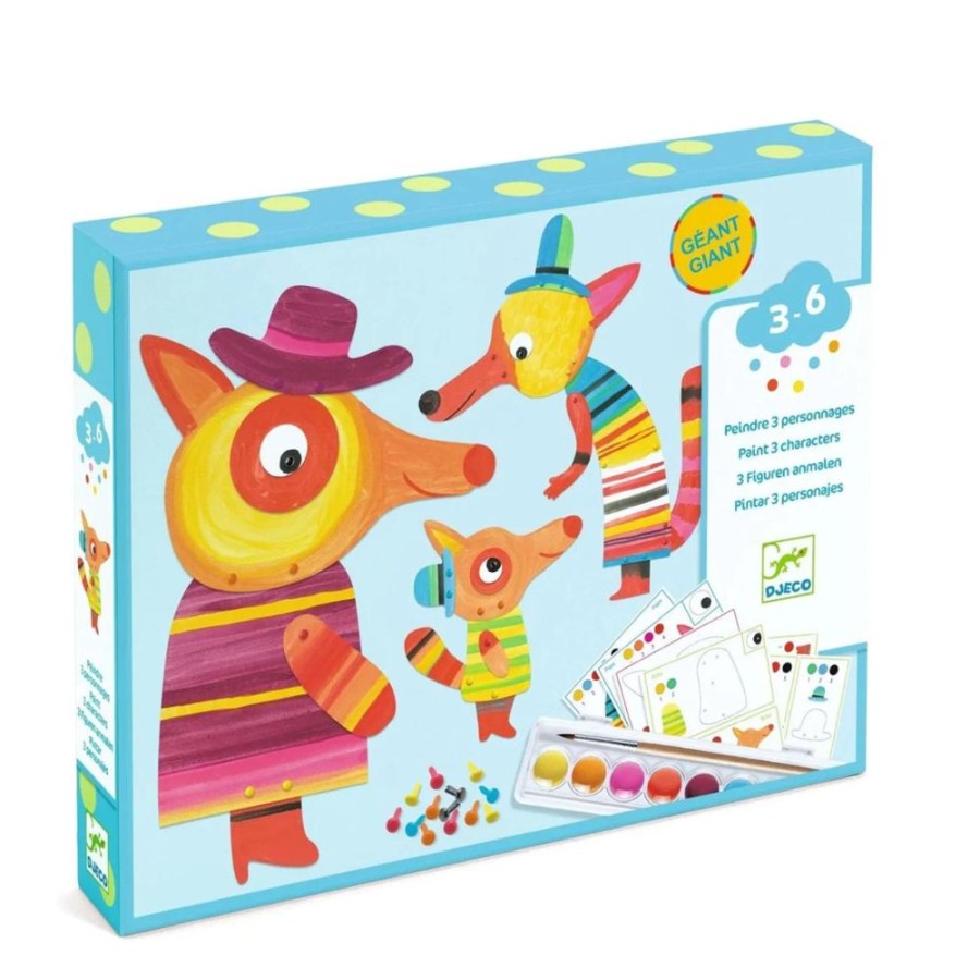 Arts & Crafts Djeco - US | Lpa Fox Family Watercolor Kit