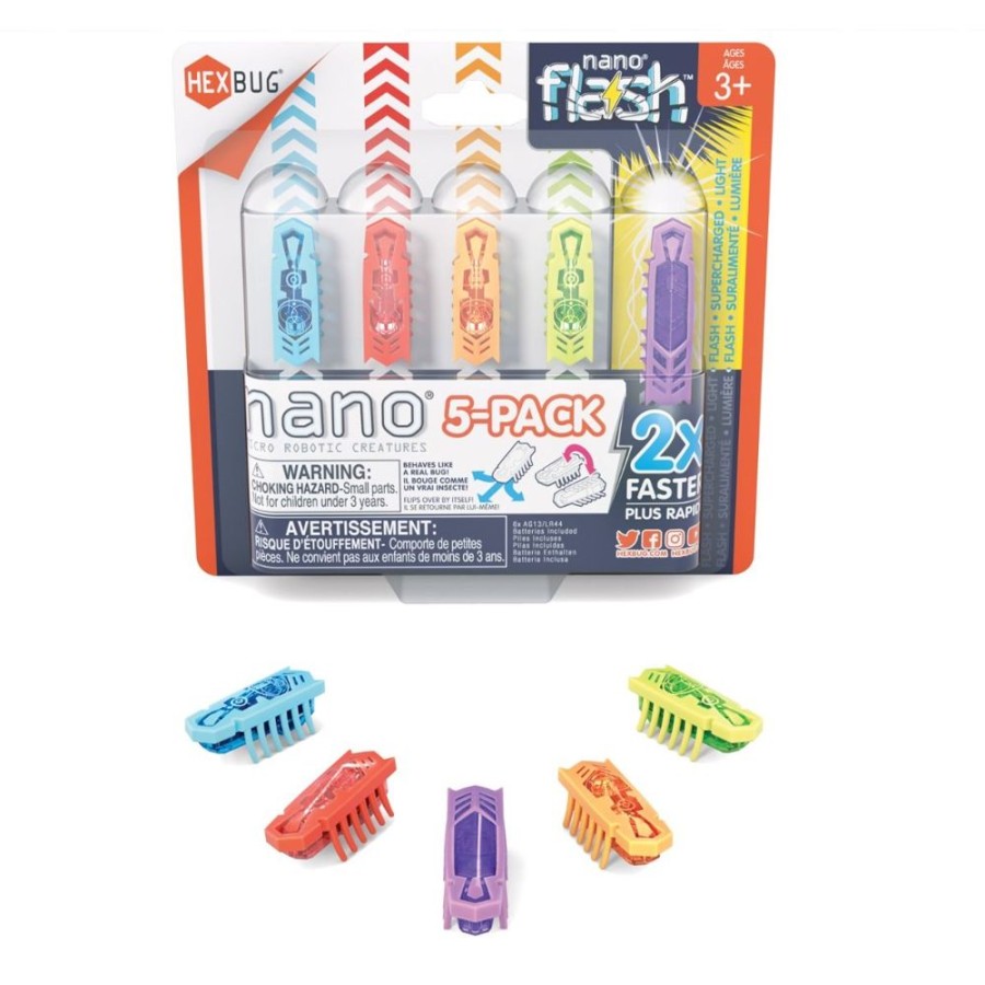 Science Innovation First Labs dba Hexbug | 5Pk Hexbug Nano