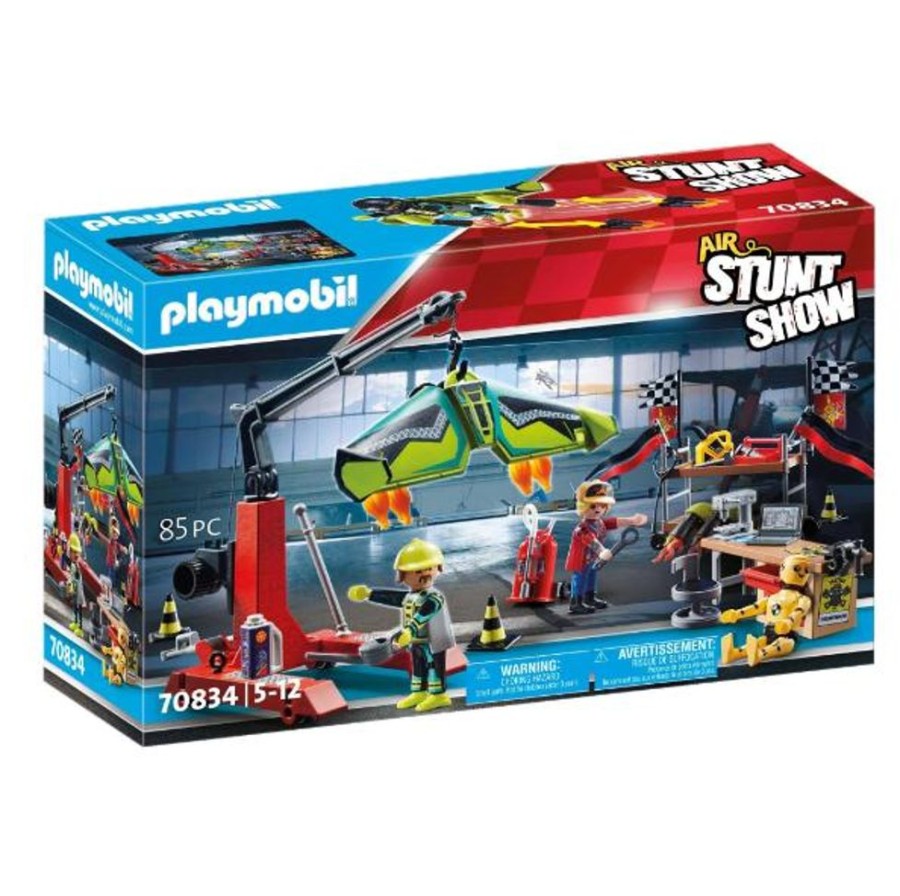 Pretend Play Playmobil USA, Inc. | Air Stunt Show Service Station