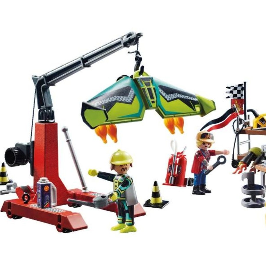 Pretend Play Playmobil USA, Inc. | Air Stunt Show Service Station