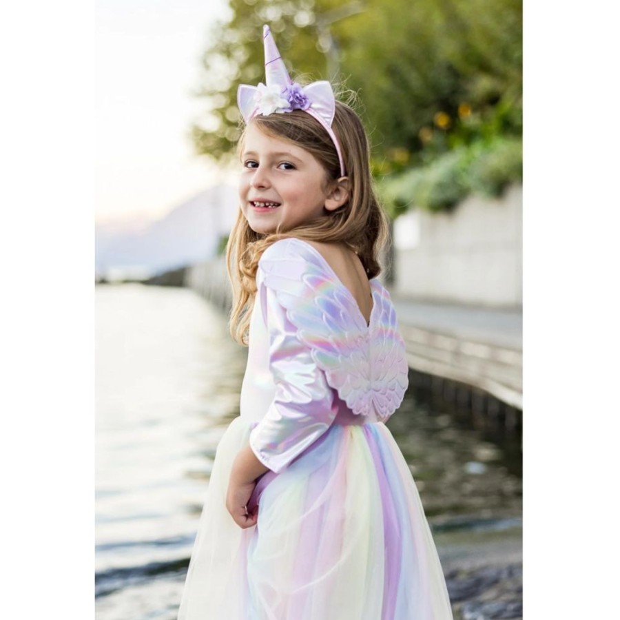 Pretend Play Creative Education of Canada | Alicorn Dress W/ Wings And Headband Size 3/4