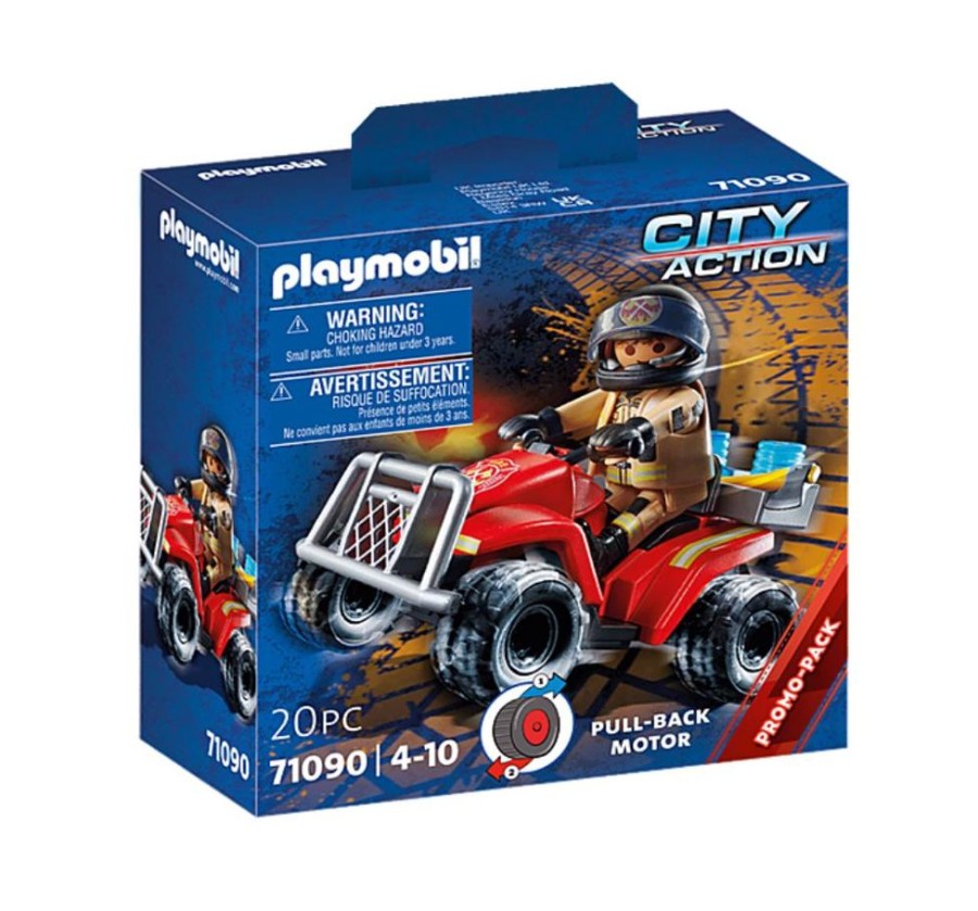 Pretend Play Playmobil USA, Inc. | 71090 Fire Rescue Quad