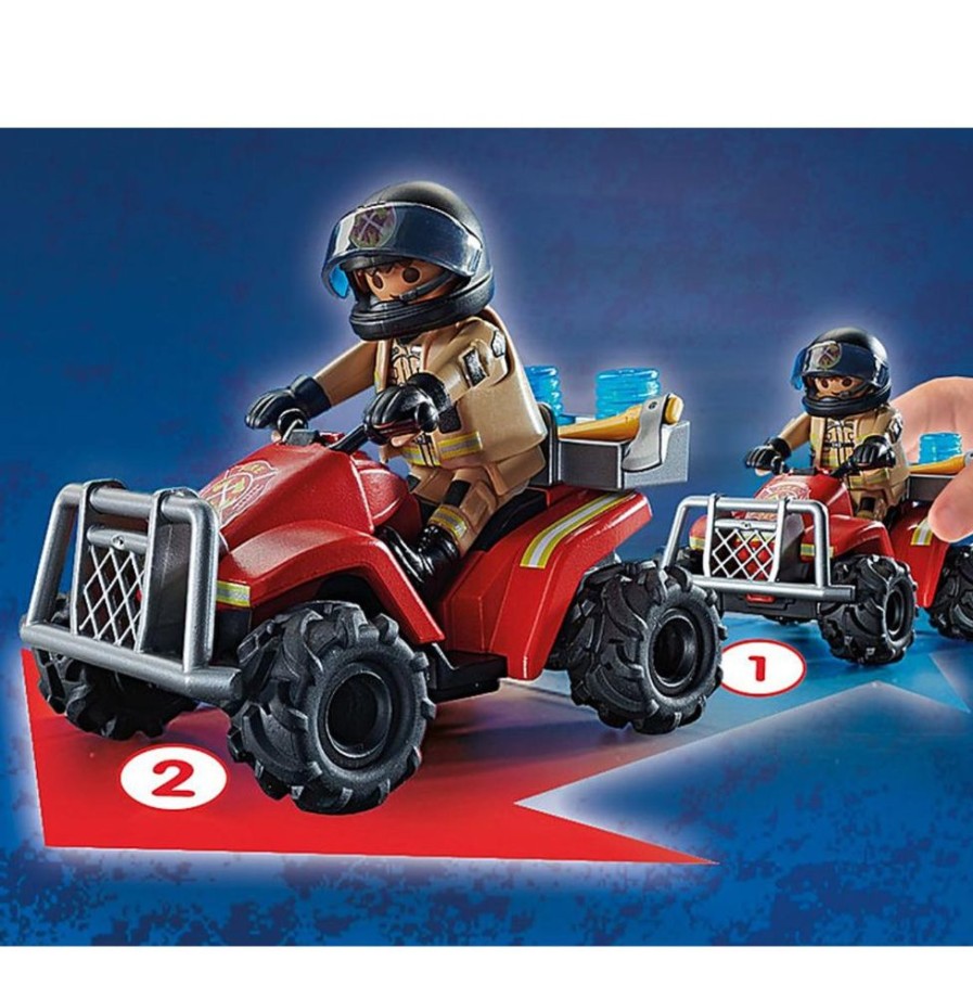 Pretend Play Playmobil USA, Inc. | 71090 Fire Rescue Quad