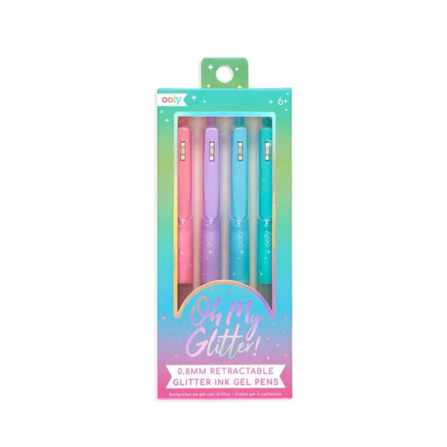 Arts & Crafts Ooly dba International Arrivals | Oh My Glitter Ink Pens 4Pk