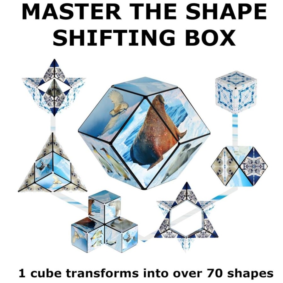 Novelty Fun in Motion Toys | Shashibo Cube Wild Arctic