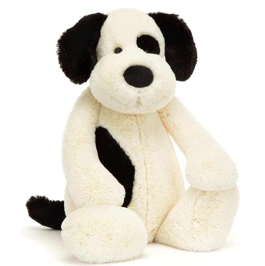 Plush & Puppets Jellycat, Inc. | Bashful Black & Cream Puppy Big