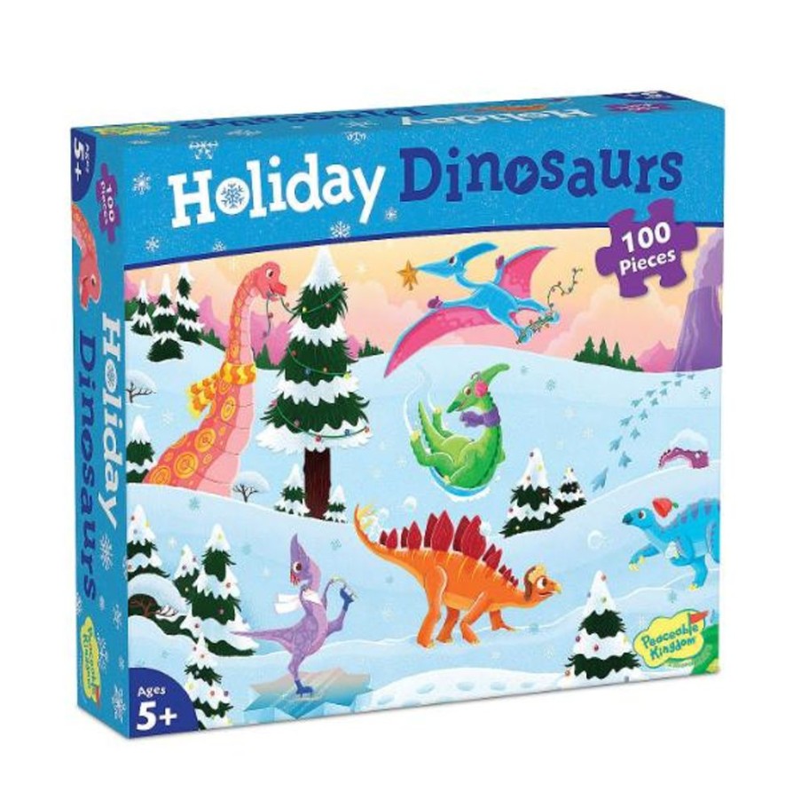 Seasonal MindWare Wholesale | Holiday Dinosaurs Puzzle