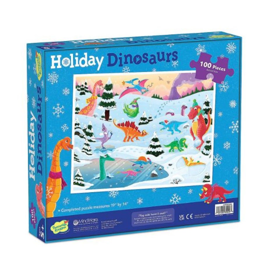 Seasonal MindWare Wholesale | Holiday Dinosaurs Puzzle