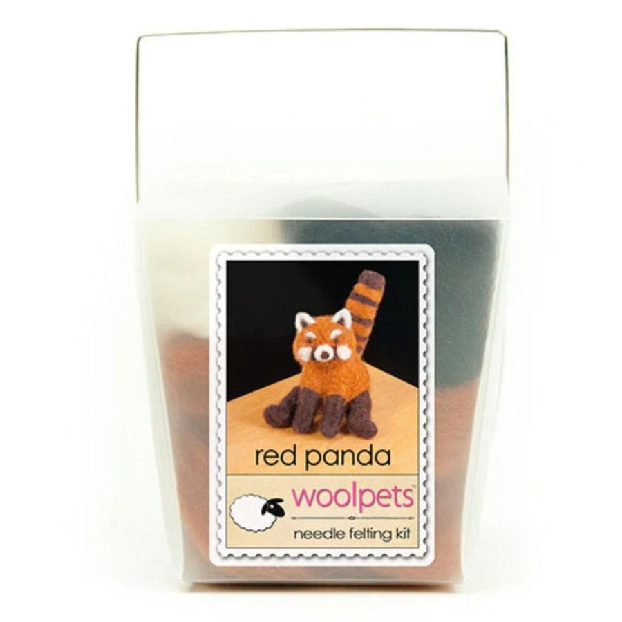 Arts & Crafts WoolPets | Red Panda Felting Kit - Intermediate