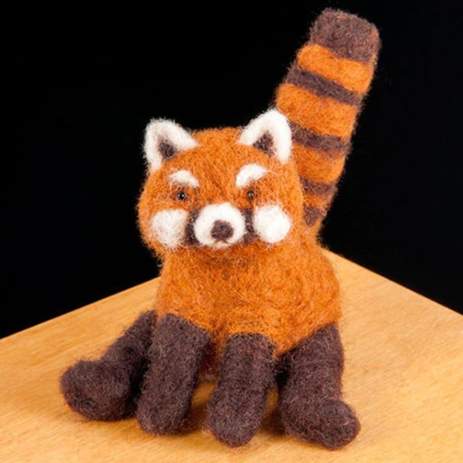 Arts & Crafts WoolPets | Red Panda Felting Kit - Intermediate