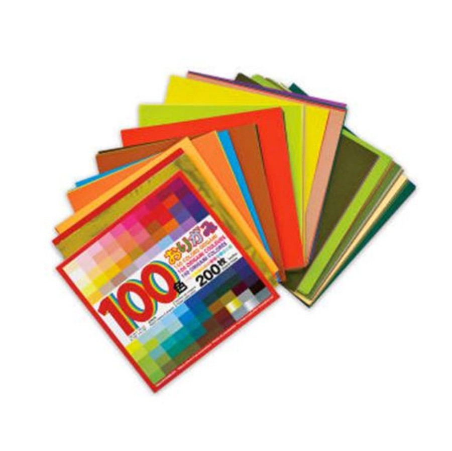 Arts & Crafts Aitoh Co, LLC | Origami 100 Colors Mega Pack 200 Sheets