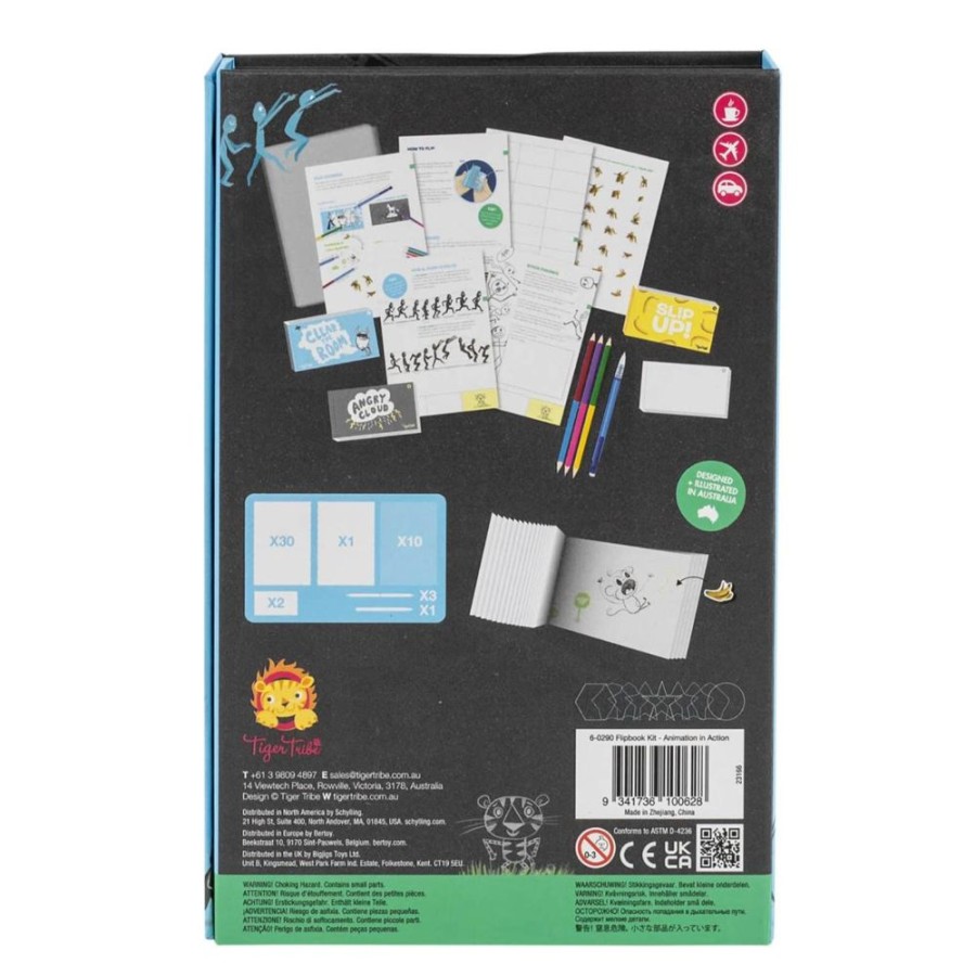 Arts & Crafts Schylling Associates, Inc. | Animation Action Flip Book Kit