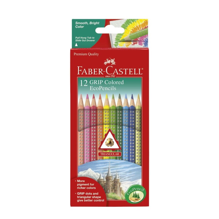 Arts & Crafts Faber-Castell | Grip 12Pc Colored Ecopencil