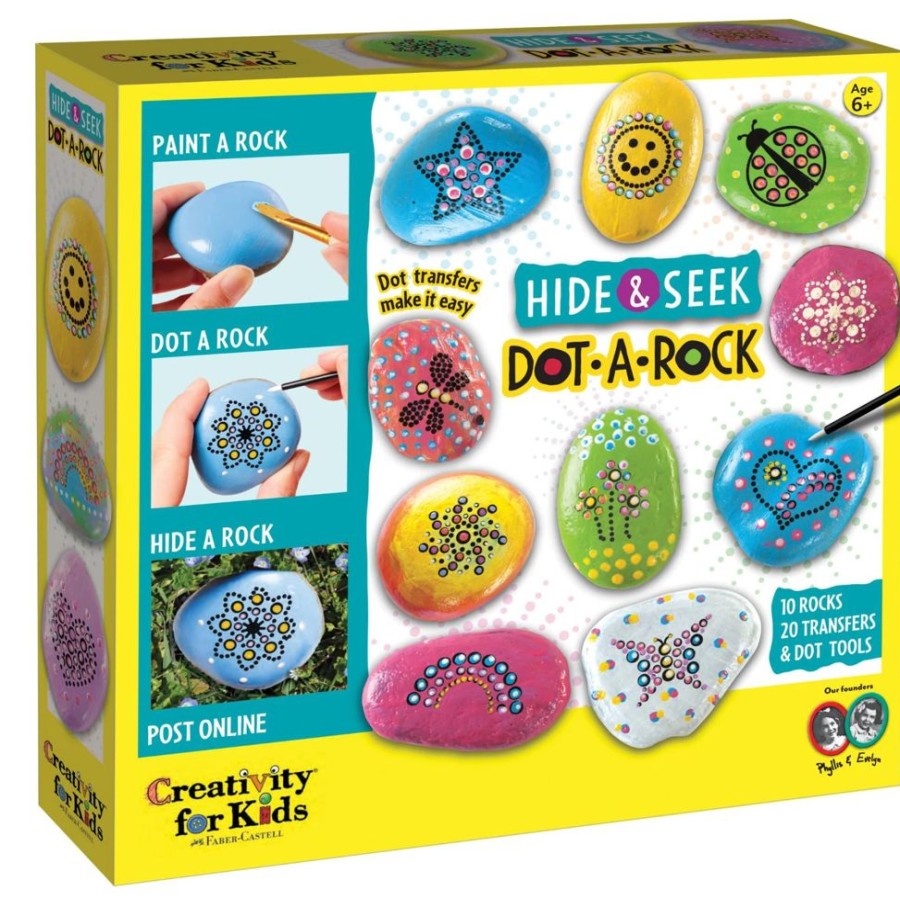 Arts & Crafts Faber-Castell | Hide & Seek Dot-A-Rock Painting Kit