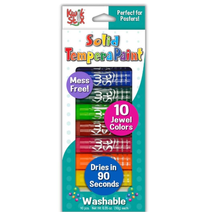 Arts & Crafts The Pencil Grip, Inc. | Kwik Stix Tempera Paint, Jewel Tone 10Pc