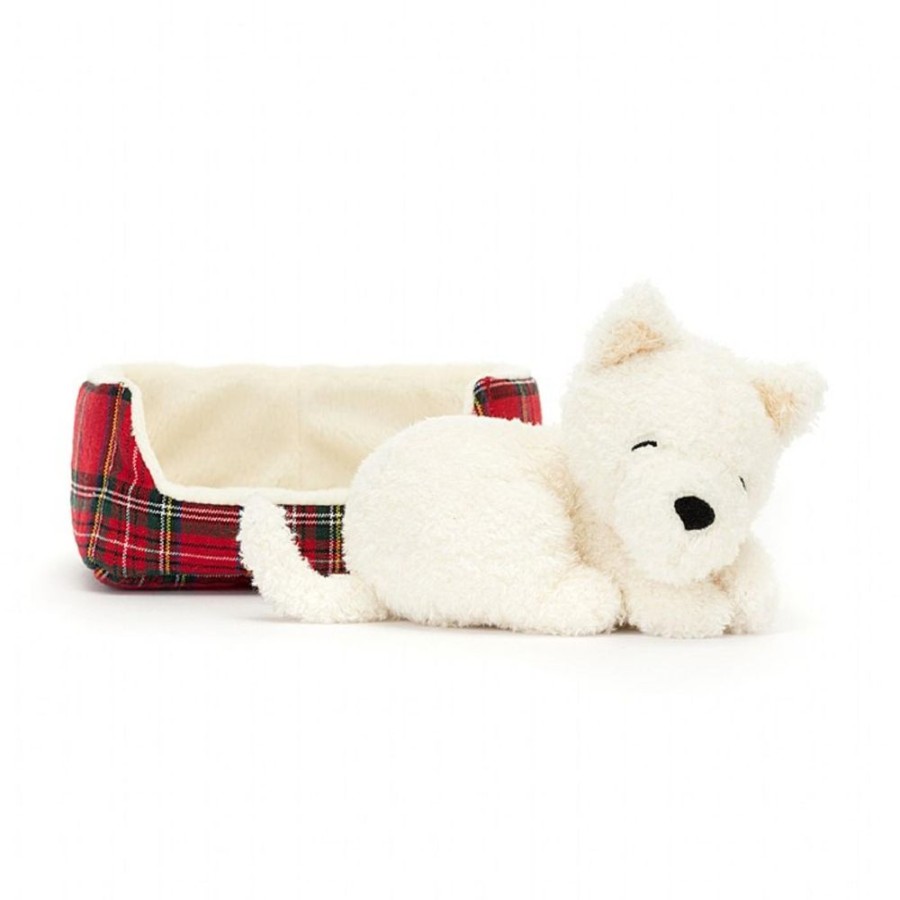 Plush & Puppets Jellycat, Inc. | Napping Nipper Westie