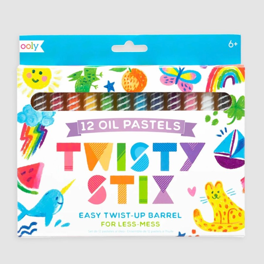 Arts & Crafts Ooly dba International Arrivals | Twisty Stix Oil Pastels - Set Of 12