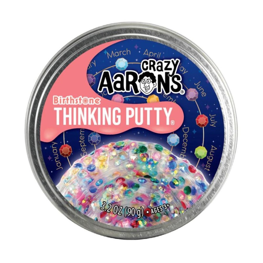 Novelty Crazy Aaron's Putty World | 4In Birthstone Thinking Putty