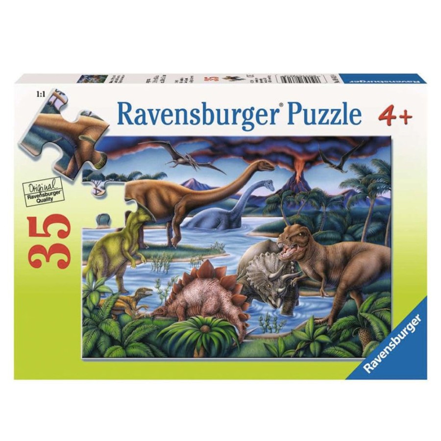 Puzzles Ravensburger | Dinosaur Playground 35Pc Puzzle