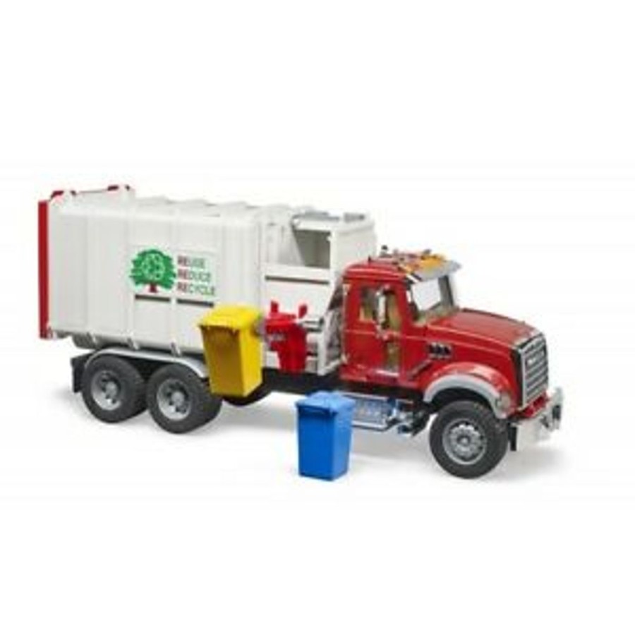 Vehicles Bruder Toys America, Inc. | Bruder Mack Side Loading Garbage Truck (02811)