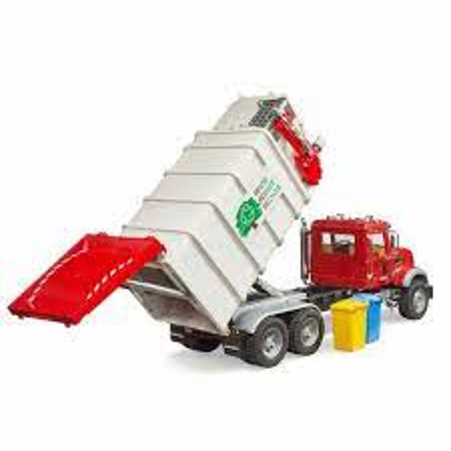 Vehicles Bruder Toys America, Inc. | Bruder Mack Side Loading Garbage Truck (02811)