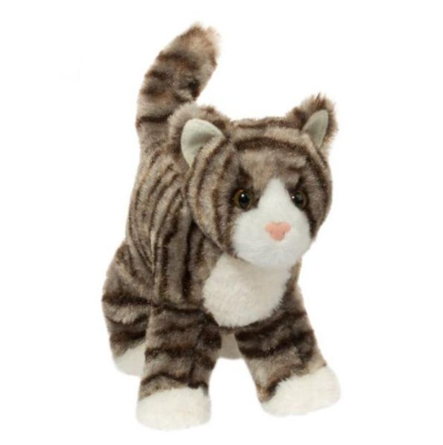 Plush & Puppets Douglas Cuddle Toys, Inc. | Zigby Gray Stripe Cat