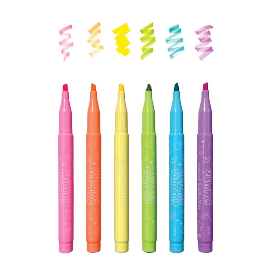 Arts & Crafts Ooly dba International Arrivals | Yummy Yummy Scented Highlighters 6Pk