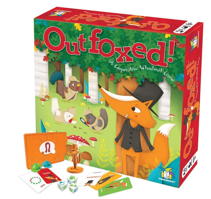 Games Ceaco | Outfoxed! Cooperative Board Game