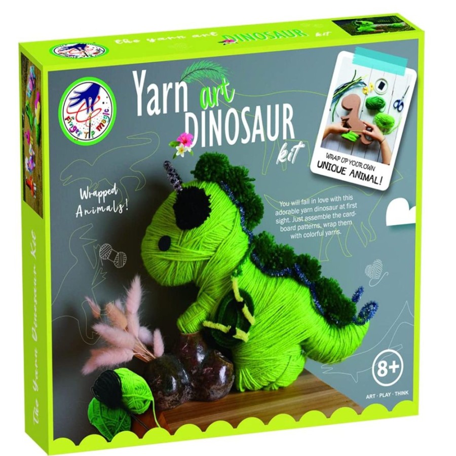 Arts & Crafts Streamline Inc. | Diy Yarn Art Kit -Dino