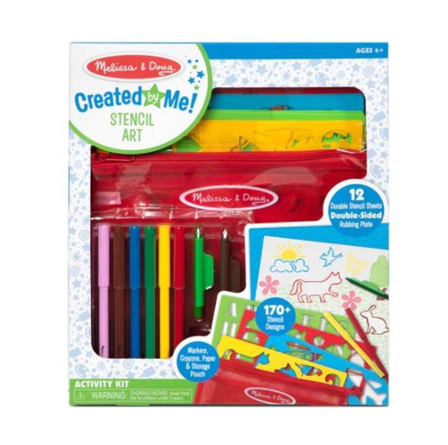 Arts & Crafts Melissa & Doug | Stencil Art Activity Set