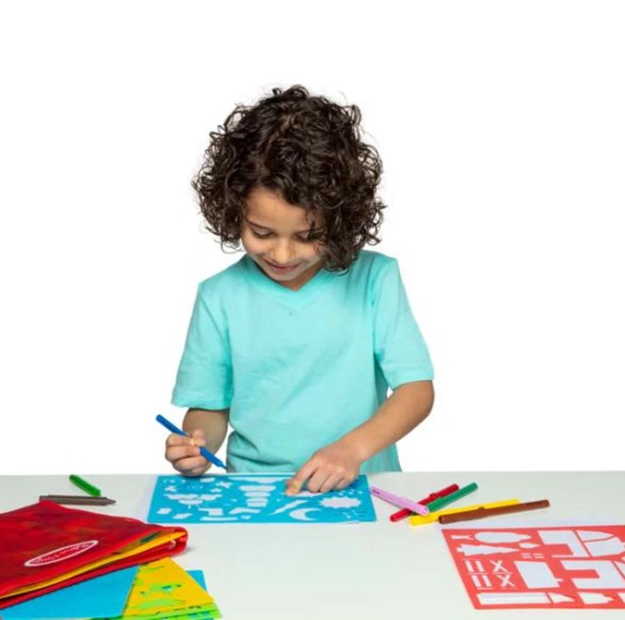 Arts & Crafts Melissa & Doug | Stencil Art Activity Set