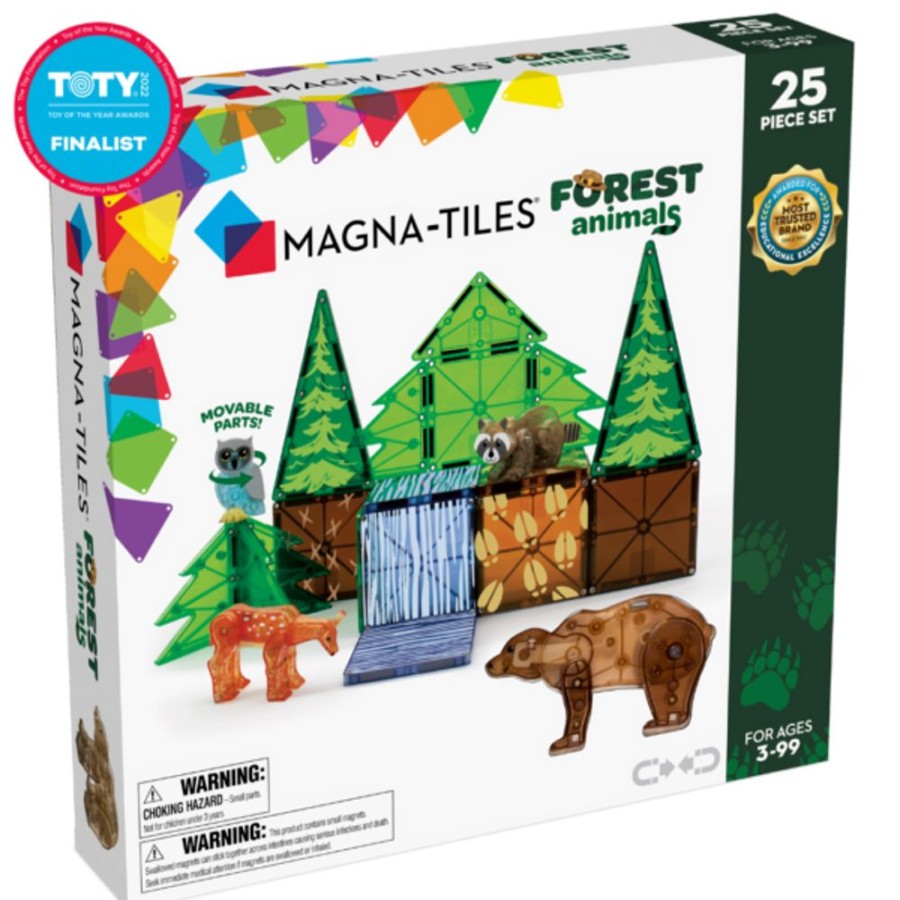 Construction Magna-Tiles | Forest Animals 25-Piece Set