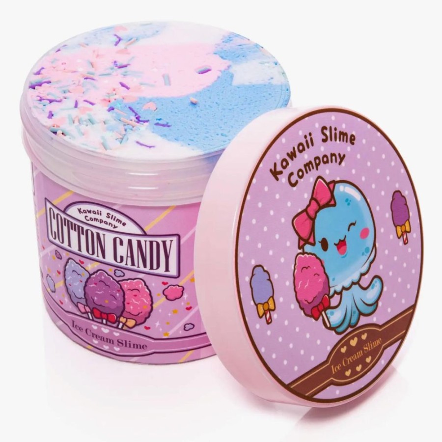 Novelty Kawaii Slime Company | Cotton Candy Ice Cream Pint Slime