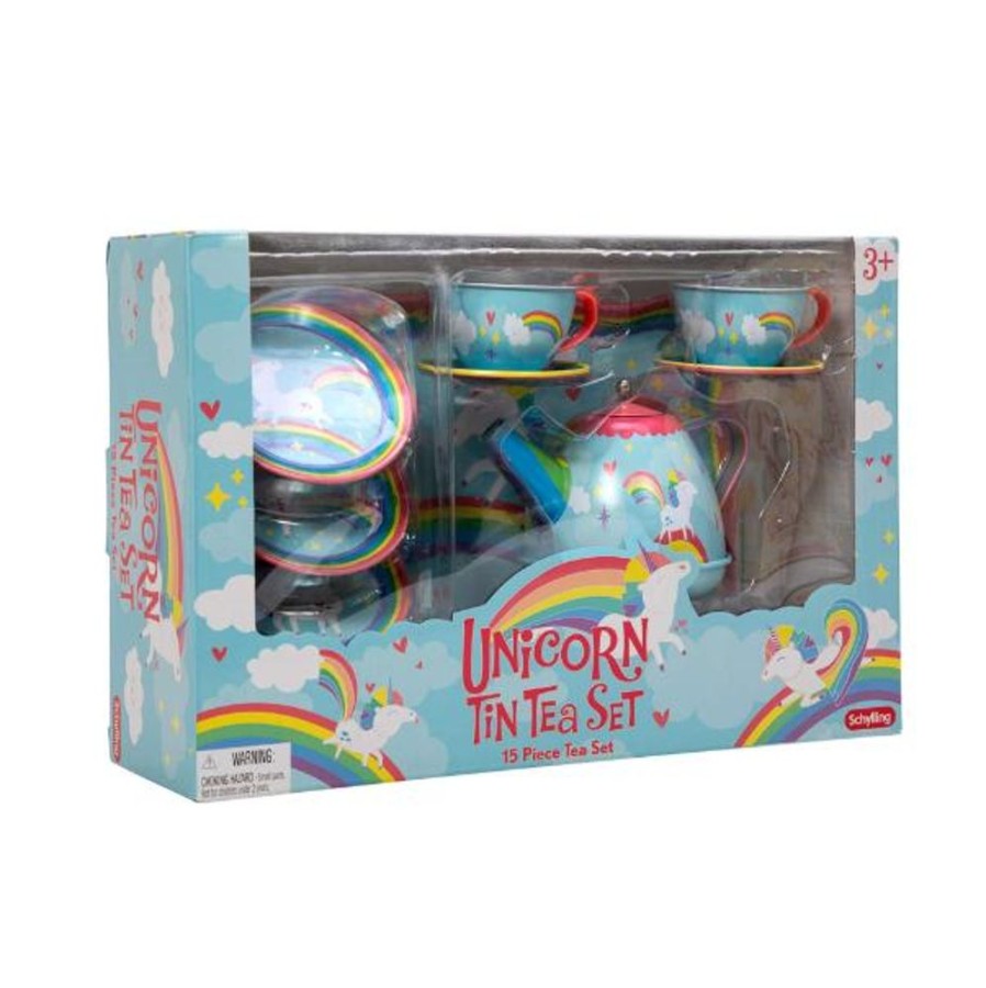 Pretend Play Schylling Associates, Inc. | Unicorn Tin Tea Set