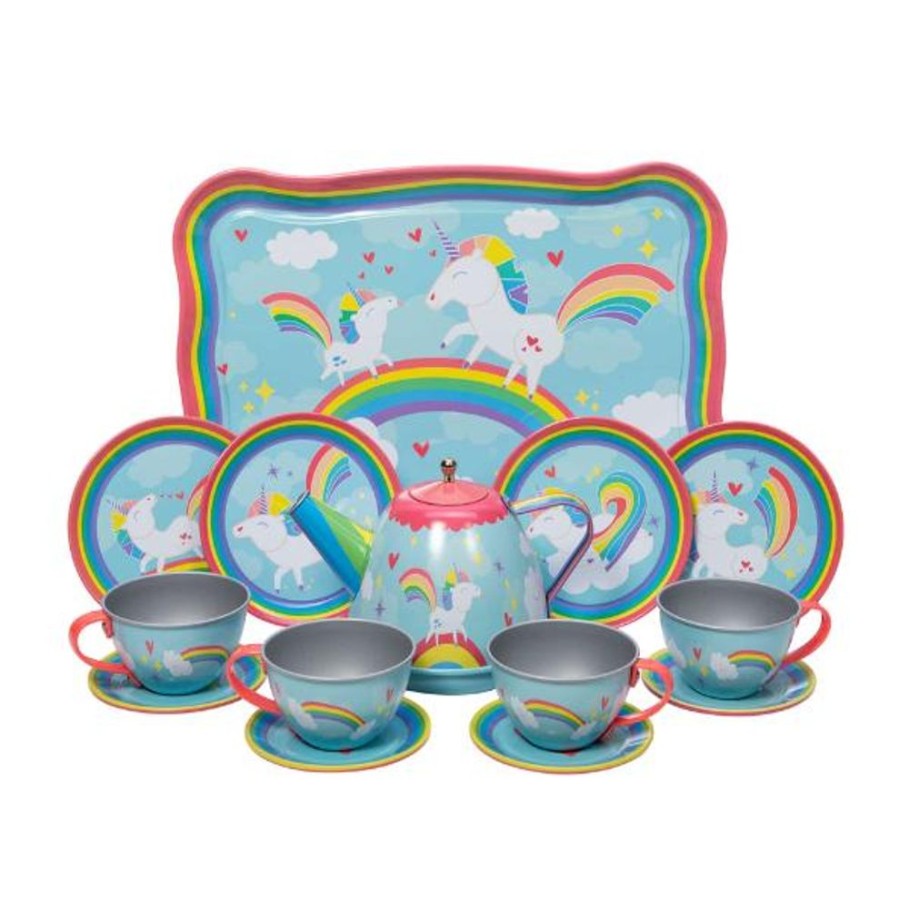 Pretend Play Schylling Associates, Inc. | Unicorn Tin Tea Set