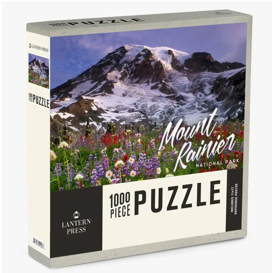 Puzzles Lantern Press | Mt Rainier Natl Park Collection, Wildflower 1000Pc Puzzle