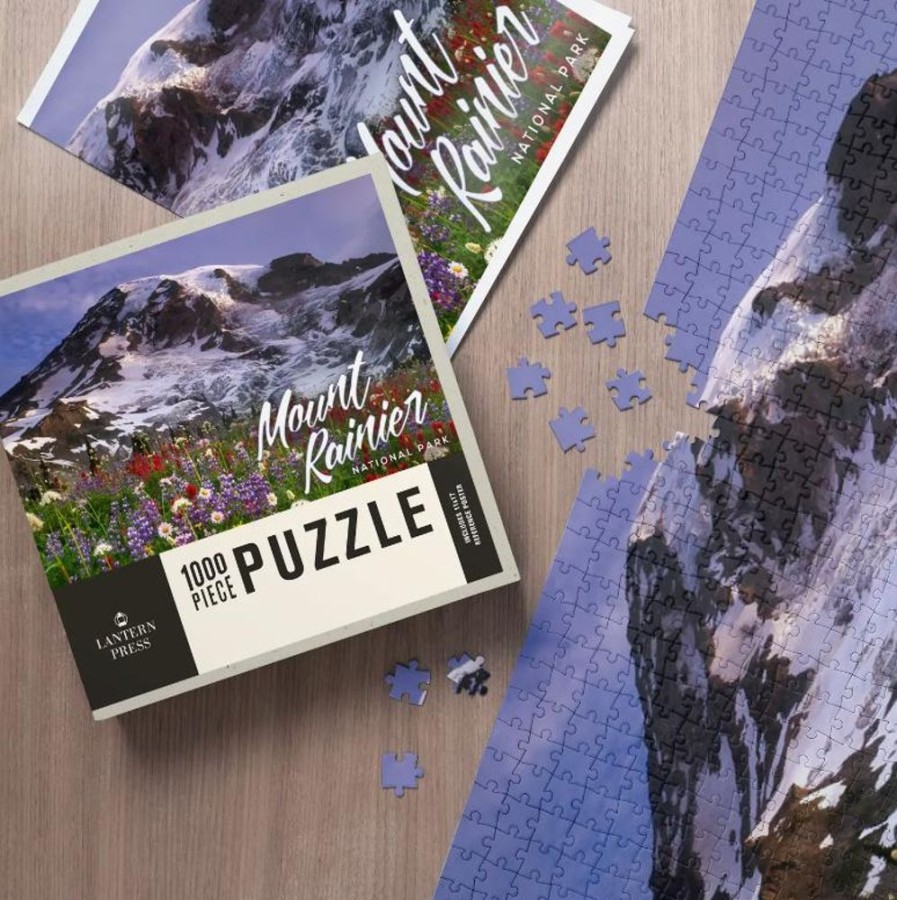 Puzzles Lantern Press | Mt Rainier Natl Park Collection, Wildflower 1000Pc Puzzle