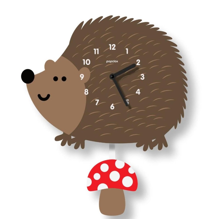 Lifestyle Modern Moose - Popclox | Hedgehog Pendulum Clock