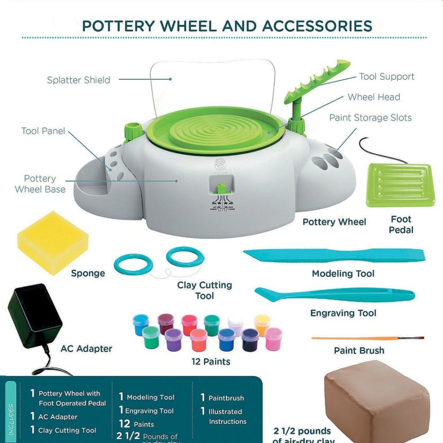 Arts & Crafts MindWare Wholesale | Pottery Wheel