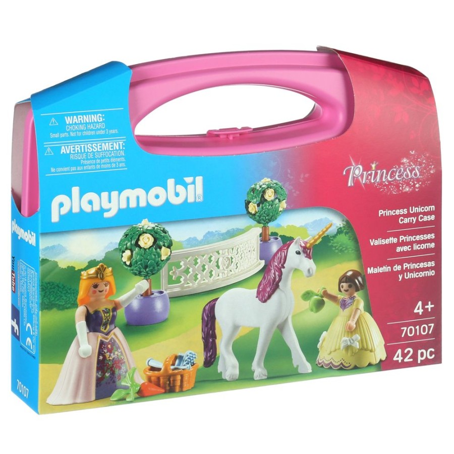 Pretend Play Playmobil USA, Inc. | Unicorn Carry Case (70107)