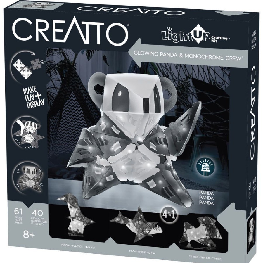 Arts & Crafts Thames & Kosmos | Creatto: Glowing Panda & Monochrome Crew