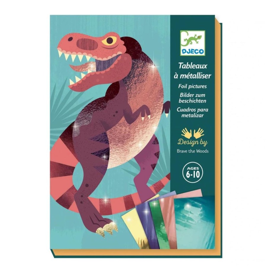 Arts & Crafts Djeco - US | Lga Foil Pictures - Jurassic