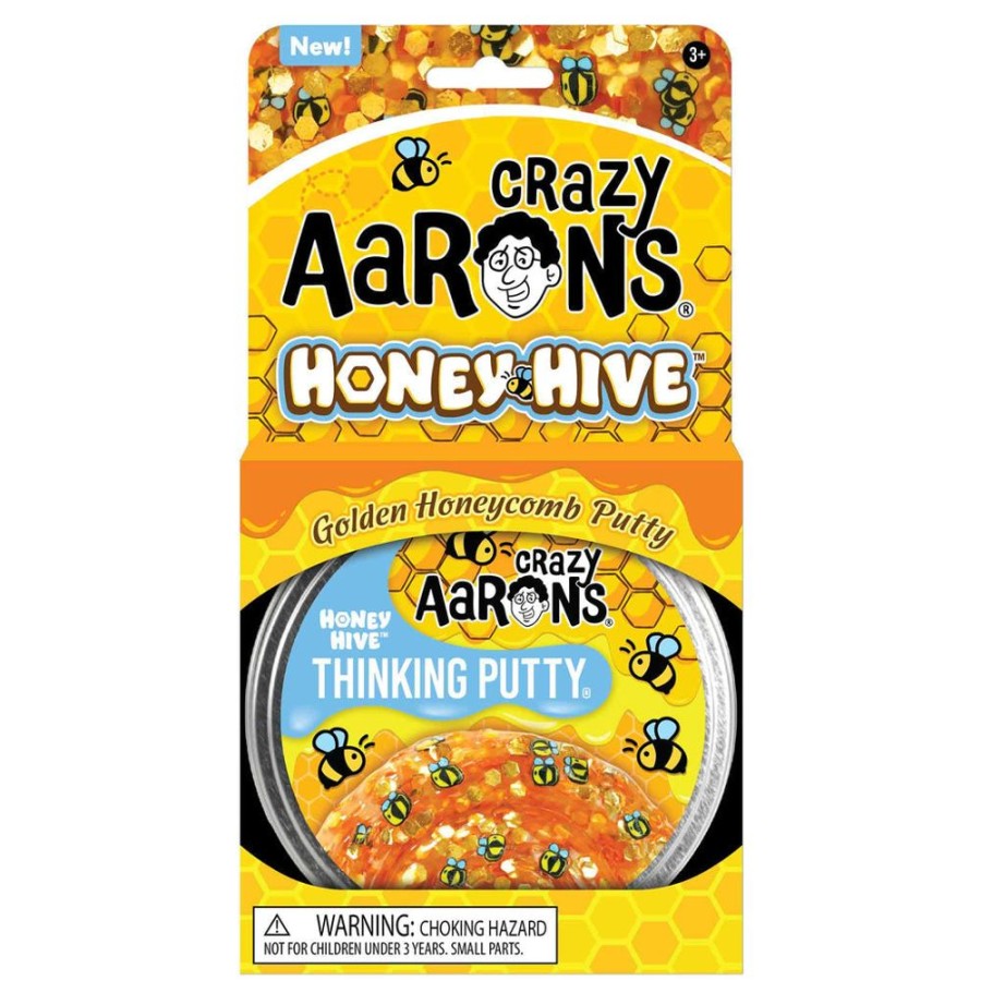 Novelty Crazy Aaron's Putty World | Honey Hive Thinking Putty 4"