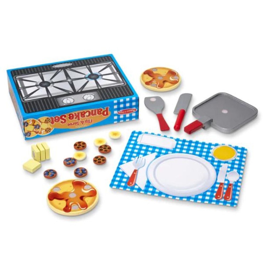 Pretend Play Melissa & Doug | Wooden Flip & Serve Pancake Set