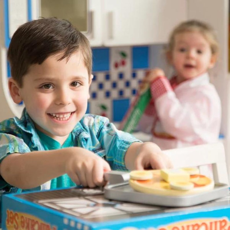 Pretend Play Melissa & Doug | Wooden Flip & Serve Pancake Set