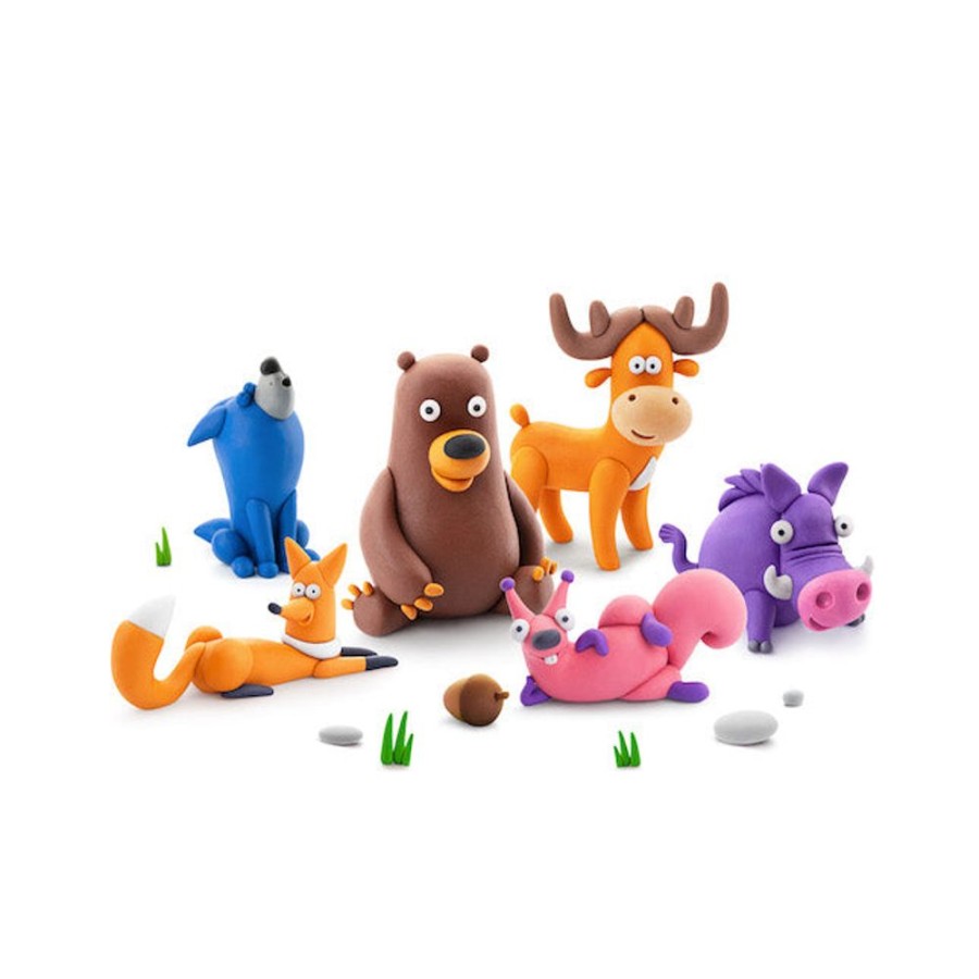 Arts & Crafts Fat Brain Toys | Hey Clay - Forest Animals